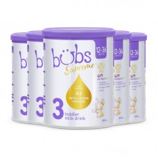 【12月大促】【新西兰直邮包邮】Bubs 贝臻A2 β-酪蛋白牛奶粉3段 800克x6罐（1-3岁）【收件人身份证必须上传】【新疆、西藏、内蒙古、青海、宁夏、海南、甘肃，需加收运费】